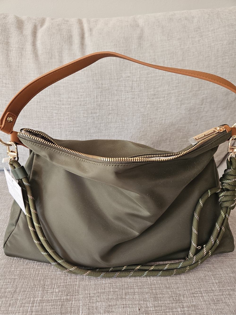 Nikki Nylon Slouchy Shoulder Bag